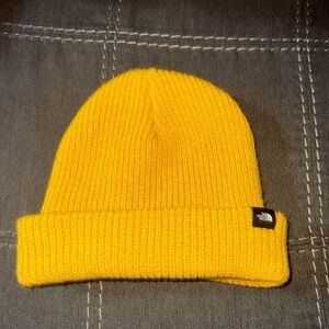 Brand New The North Face Yellow Beanie